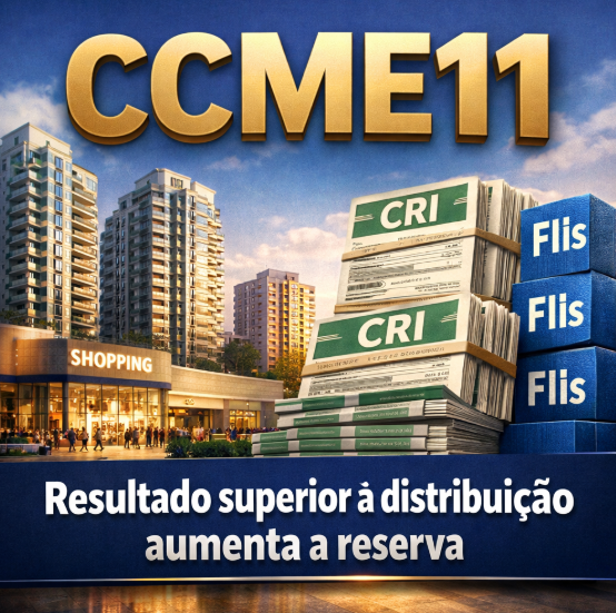 CCME11: Resultado gerado em Fevereiro de 2026 supera Dividendos Distribuídos, aumentando a reserva