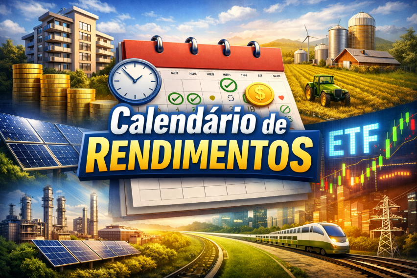 Calendário exclusivo reúne datas de rendimentos de FIIs, FI-Infra, Fiagros e ETFs em um só lugar